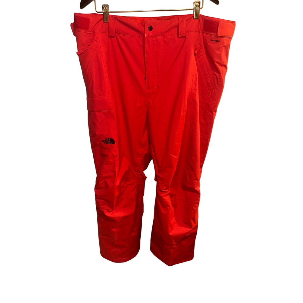 The‎ North Face DryVent Ski Snow Pants Women's 2X Large Red Outdoor Waterproof